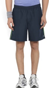 reebok solid men dark blue sports shorts CX0652CONAVY