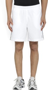 reebok solid men white sports shorts CX0651WHITE