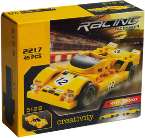 Kiditos Decool Racing Pacemaker 512S Block Construction Pullback Car 45 Pcs