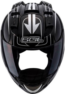 Black and sales silver helmet