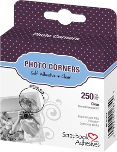 Photo Corners Polypropylene Clear - Scrapbook Adhesives by 3L