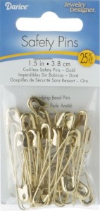Darice Coiless Safety Pins- 1.5 Inch Gold 25 Per Package - Coiless Safety  Pins- 1.5 Inch Gold 25 Per Package . shop for Darice products in India.
