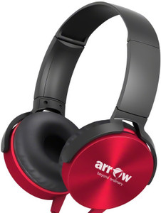 ARROW Extra Bass Stereo Boom Headphones with Mic Active Noise