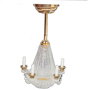 Miniature best sale chandelier dollhouse