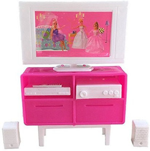 Barbie tv set sales