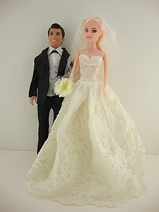 Black barbie sale wedding set