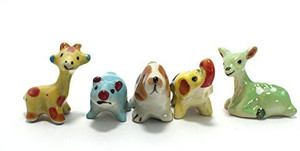 Miniature ceramic toys outlet