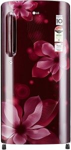 LG 190 L Direct Cool Single Door 4 Star (2019) Refrigerator(Scarlet Orchid, GL-B201ASOX)
