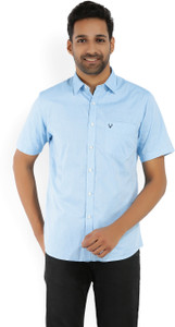 Allen Solly Men's Solid Casual Spread Shirt