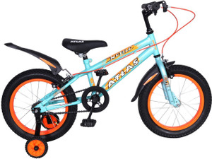 ATLAS Mettle Sports Bike For Kids Age Of 5 8Yrs Sky Blue Orange 16