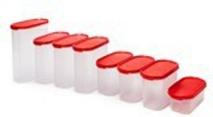 Signoraware - 2300 ml, 1700 ml, 1100 ml, 500 ml Plastic Grocery Container