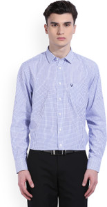Allen Solly Men's Checkered Casual Spread Shirt