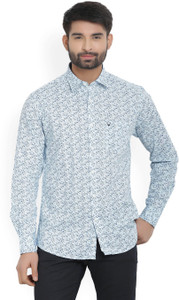 Allen Solly Men's Printed Casual Spread Shirt