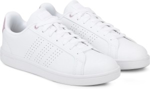 adidas cf advantage cl sneakers for women(white)