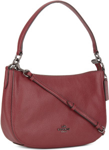 COACH Maroon Sling Bag PEBBLE CHELSEA XBOD DKCHE Price in India Flipkart