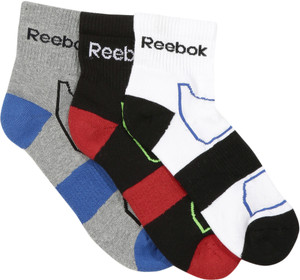 Reebok Men's Self Design Ankle Length Socks