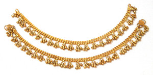 deccani handicrafts Daily Use Metal Alloy Panchaloha Anklets for Girls Children With Small Hanging Bells Alloy Anklet Price in India Buy deccani handicrafts Daily Use Metal Alloy Panchaloha Anklets f...