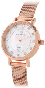 HERMAN HANSEN Analog Watch For Girls Buy HERMAN HANSEN Analog Watch For Girls Rose Gold Flower design Quartz Ladies Online at Best Prices in India Flipkart