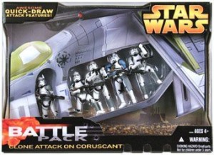 Hasbro Star Wars Target Exclusive Clone Attack On Coruscant Battle