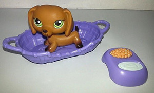 Littlest Pet Shop Dachshund 139 Brown Green Eyes Retired Collector Toy Lps Collectible Replacement Single Figure Loose Dachshund 139 Brown Green Eyes Retired Collector Toy Lps