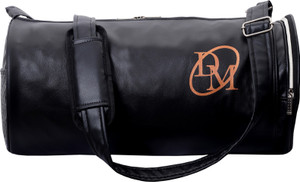 Dee Mannequin Black Leatherite Gym Bag