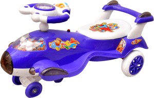 toyshine aeroplane model magic car for kids with music and colorful lights {purple}(purple)