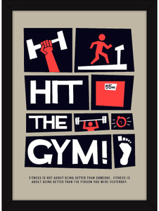 gym posters framed motivational posters for room reminder for
