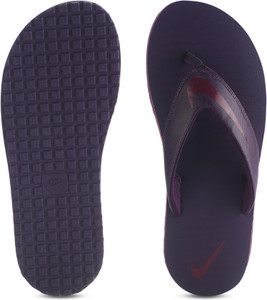 Nike sales purple slippers