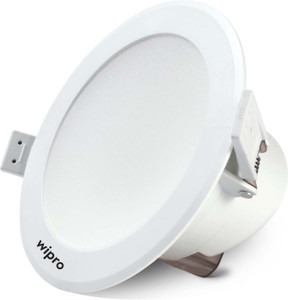 Wipro Garnet 15w Wave Downlight 4000k Recessed Ceiling Lamp