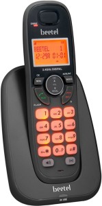 beetel x-70-0029 cordless landline phone(black)