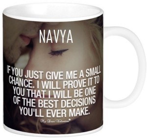 gns navya love romantic gift m016 ceramic mug(325 ml)
