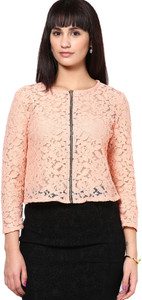 Mayra Casual 3/4th Sleeve Solid Women's Pink Top