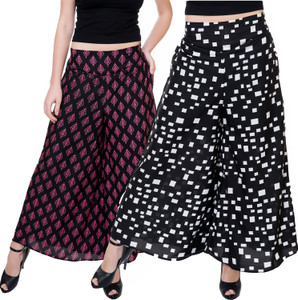 Tashi Flared Women Multicolor Trousers