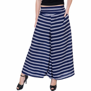 Tashi Flared Women Blue Trousers