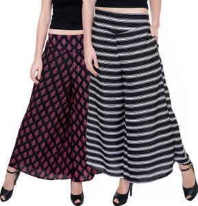 Tashi Flared Women's Multicolor Trousers