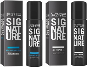 Axe Signature Mystarious And Champion Perfume Body Spray For Men