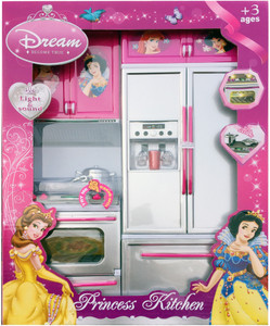 Doll house with kitchen set outlet