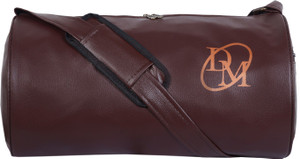 Dee Mannequin Unisex Dark Brown Leatherite Gym Bag