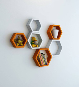 MartCrown wooden wall decor wall stand Wooden Wall Shelf