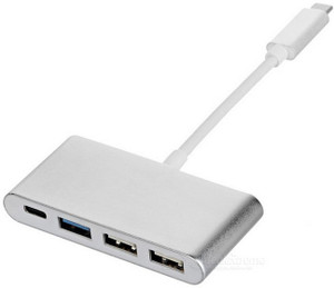 Microware USB 3.1 Type C to USB 2.0 and USB 3.0 Hub OTG Cable
