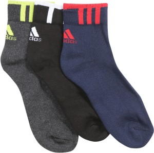 ADIDAS Men's Solid Ankle Length