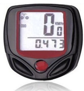 MK 1 Pc Waterproof Digital LCD Bicycle Computer Odometer Speed