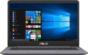 Asus Vivobook S14 Core i3 7th Gen - (8 GB/1 TB HDD/128 GB SSD/Windows 10 Home) S410UA-EB266T Laptop(14 inch, Metal Grey, 1.43 kg)