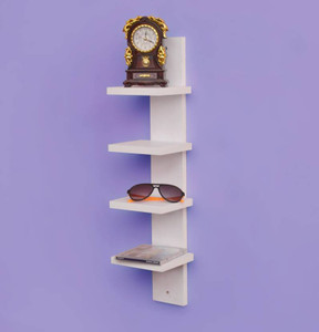 MartCrown wall four shelves wall decor Wooden Wall Shelf