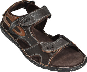 Ajanta Men Brown Sandals Compare Price 