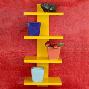 MartCrown wall stand and rack shelf Wooden Wall Shelf