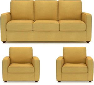 primrose eclipse fabric 3 + 1 + 1 beige sofa set