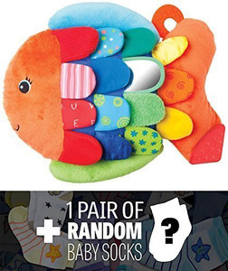 Melissa & doug flip fish soft baby toy on sale
