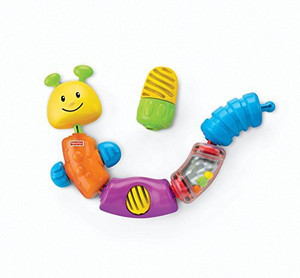 FISHER PRICE Brilliant Basics Snap Lock Caterpillar Price in India
