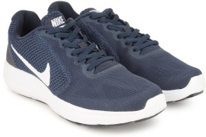 nike revolution 3 running shoes for men(blue)